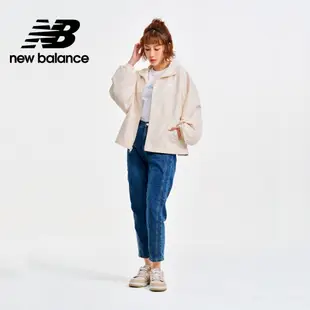 【New Balance】 NB 拉鍊風衣外套_女性_杏色_WJ41500LIN