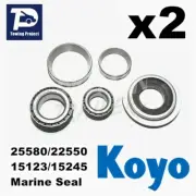 KOYO Trailer 2x Dexter Tapered 2t Japanese Bearing Kits 25580/20 15123/15245