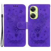 For Oneplus Nord Ce 3 Lite 5g/nord N30 5g/oppo K11x 5g Wallet Phone Case Rose Butterfly Imprinted Leather Stand Cover