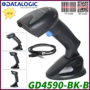 Datalogic Gryphon GD4590-BK-B All-in-One 2D Barcode Scanner W/ USB Cable+ Base