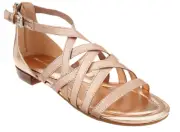 Marc Fisher Cross Weave Stretch Sandals Play Light Pink 7M