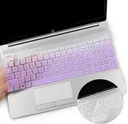 2Pcs Keyboard Cover Skin for 15.6" HP Pavilion x360 15-BR075NR,Envy X360 15M-BP012DX 15M-BP011DX 15M-BQ021DX, Pavilion 15-CB010NR 15-CB071NR 15-CC010NR, 17.3" HP Envy 17M-AE111DX, 2020