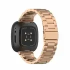 For Fitbit Versa 3 4 Band Classic Luxury Stainless Steel Wrist Strap Watch Band