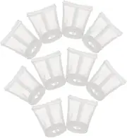 Nylon Plastic Paint Sprayer Filter Screen 10pcs 120 Mesh Airless Sprayer Screen Replacement Filter Mesh Easy Installati