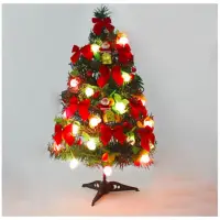 在飛比找momo購物網優惠-聖誕樹 60cm小聖誕樹 節慶佈置 聖誕樹裝飾品(含裝飾包)