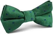 [OTAA] Forest Green Dark Polkadot Kids Bow Tie Green Forest Green Dark Polkadot Kids Bow Tie
