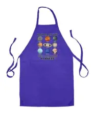 Back In My Day 9 Planets - Unisex Kids Apron - Pluto Astronomy Funny Science