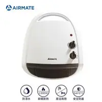 在飛比找PChome商店街優惠-台灣現貨AIRMATE 艾美特陶瓷電暖器 浴室防潑水 電暖爐