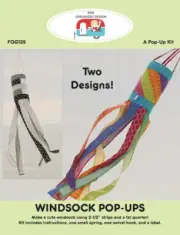 Windsock Pop Up Sewing Pattern Kit by Joanne Hillestad of Sew Organized Design