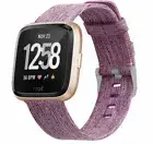 Leather Wrist Bands For Fitbit Versa / Versa Lite EZCO Vintage Rosepink