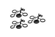 3PK Hercules HA100 Cornet Trumpet Horn Mute Holder Organiser Rack for Mic Stand