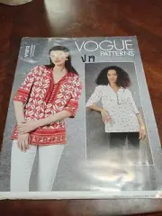 Vogue V1812 Misses XS to XXL Pullover Tunic Top UNCUT Sewing Pattern