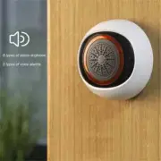 Tuya Zigbee 100DB Smart Sound And Light Alarm Two-in-one Sensor Battery / Usb Du