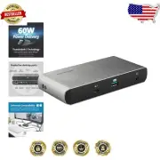 USB-C & Thunderbolt 3 Dual 4K Docking Station - Fit for Designers & Editors