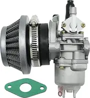 13mm Carb Carby Carburetor Air Filter, Carb Carburetor with Air Filter, Replacement for 43cc 49cc Mini Dirt Pocket Quad Bike ATV