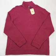 Tommy Bahama Rhumba 1/4 Zip Long Sleeve Pullover Sweatshirt Men's Size Medium