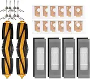 Vacuum Cleaner Kit Compatible for ECOVACS Deebot T9 AIVI T8 AIVI N8 Pro Spare Parts Robot Vacuum Cleaner Mop Cloth Side Main Brush Dust Bag Filter Accessories (Color : 8PCS)