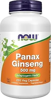 NOW Panax Ginseng 500 mg,250 Capsules