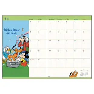 【sun-star】2024 B6 週記事手帳 年曆 行事曆 迪士尼 米奇家族 復古