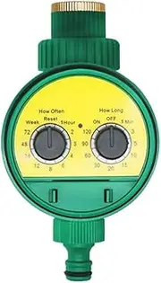 Analog Two Dial Water Timer Valve Automatic Electronic Garden Watering Irrigation Controller