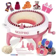 SENTRO Knitting Machine, 48 Needles Knitting Crochet Machine, Smart Knitting ...