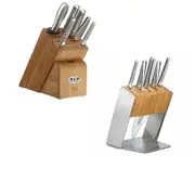 Global Knives Katana Knife Block Set (6pcs) - Walnut