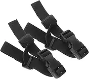 TOPPERFUN 2pcs Accordion Fastening Strap Sturdy Backpack Chest Strap Instrument Buckle Accordion Supply Back Belt Black