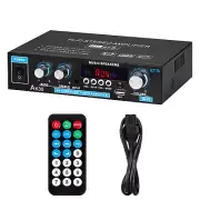 AK35 Mini Bluetooth 5.0 Stereo Audio Amplifier Car Home HiFi Music USB FM TF AMP