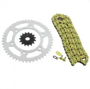 1996-2004 Honda XR400R 400 R Yellow Chain And Sprocket 15/48 114L