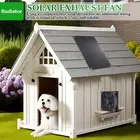 Solar Powered 3W Fan for Greenhouses and RVs Includes 10W Solar Panel Setup