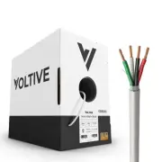 Voltive 14/4 Speaker Wire - CL3 - In-Wall/Direct Burial - OFC - 500ft - White