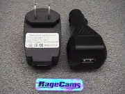 CAR CHARGER LIGHTER+WALL ADAPTER Power for GoPro HD Hero Hero2 Hero3 Hero4 Cam