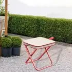 Camping Stool Seat Portable Folding Stool Lightweight Camping Chair Foot Rest