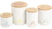 Mario Home Collection Ceramic Containers Set of 4 Nintendo Toad Luigi Princess