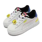 PUMA 童鞋 SERVER PRO SW AC INF 小童 白 藍 黃 笑臉 SMILEY WORLD 38449001