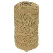 Natural Macrame Cord 2mm x 219 Yards Cotton Macrame Rope, Light Brown