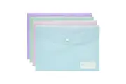 Marbig Doculope Document Wallet A4 Pastel Assorted Assorted 2015098