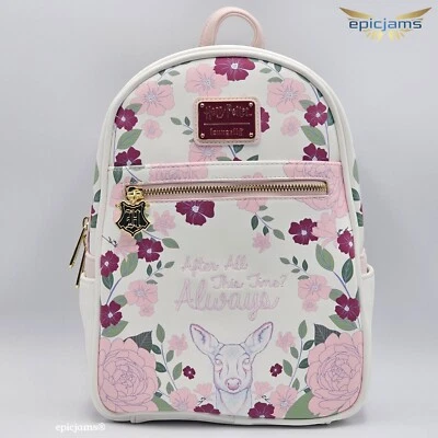 Loungefly Harry Potter Always Floral Mini Backpack