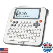 Makeid Label Maker E1, Bluetooth Rechargeable Label Maker Machine, QWERTY Key