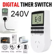 Digital Timer Switch Socket Electric Programmable Power 240V AU Plug Clock 24HR