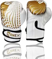 ONEX Junior/Kids Boxing Gloves Sparring Pro 2oz-4oz Punch Bag Fight MMA Muay Thai Grappling Fight Mitts Martial Arts Training Kickboxing Punching Glove