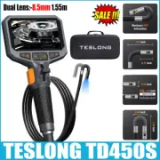TESLONG 8.5MM Dual Lens Articulating Borescope Two- Way 210° Endoscope Camera