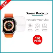 100-Pack LCD Ultra Clear HD Screen Protector for Apple Watch iWatch Ultra
