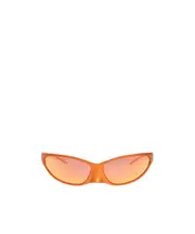Balenciaga Eyewear Wrap-Around Sunglasses One size Pink