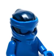 Lego - Minifigure Headgear - Blue, Ninja Head Wrap, Hood