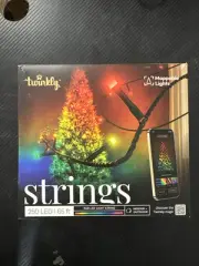 Twinkly App-Controlled Mapable RGB Light Strings, 250 LED Indoor/Outdoor 65ft
