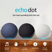 Amazon Echo Dot 5th Generation Smart Assistant Fabric Speaker Alexa 3 Colours