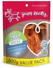 Yours Droolly Chicken Training Sticks Dog Treat 500g