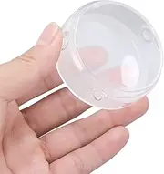 Glass Light Dome for AD300 Pro, High Transparency Glass Dome Shaped Protective Cover Replacement for Camera Flashing Lighting