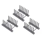 Plastic Dish Plate Rack,Kitchen Tableware Drying Storage Multifunctional6727
